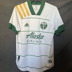 Men’s Authentic Adidas Portland Timbers 2021 Away  Jersey Size M